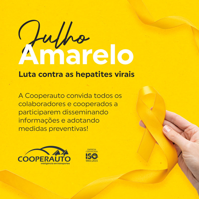 Julho Amarelo: Luta Contra As Hepatites Virais - Cooperauto